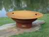 Fire Pit Art - Saturn Fire Pit with Lid